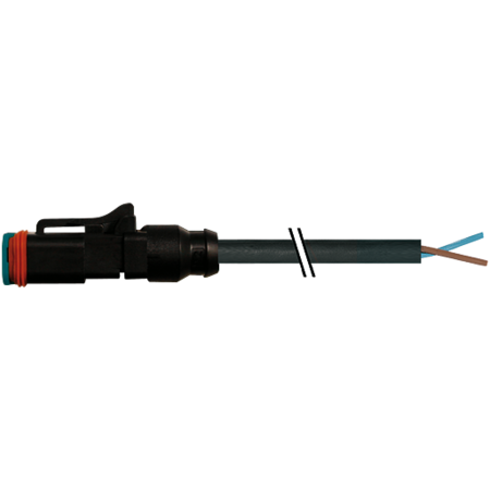 MURR ELEKTRONIK valve plug MDC06-2s short with cable 7080-72011-R210300